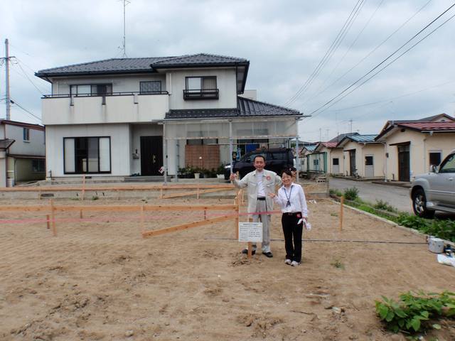 更地での着工前の現場立会い